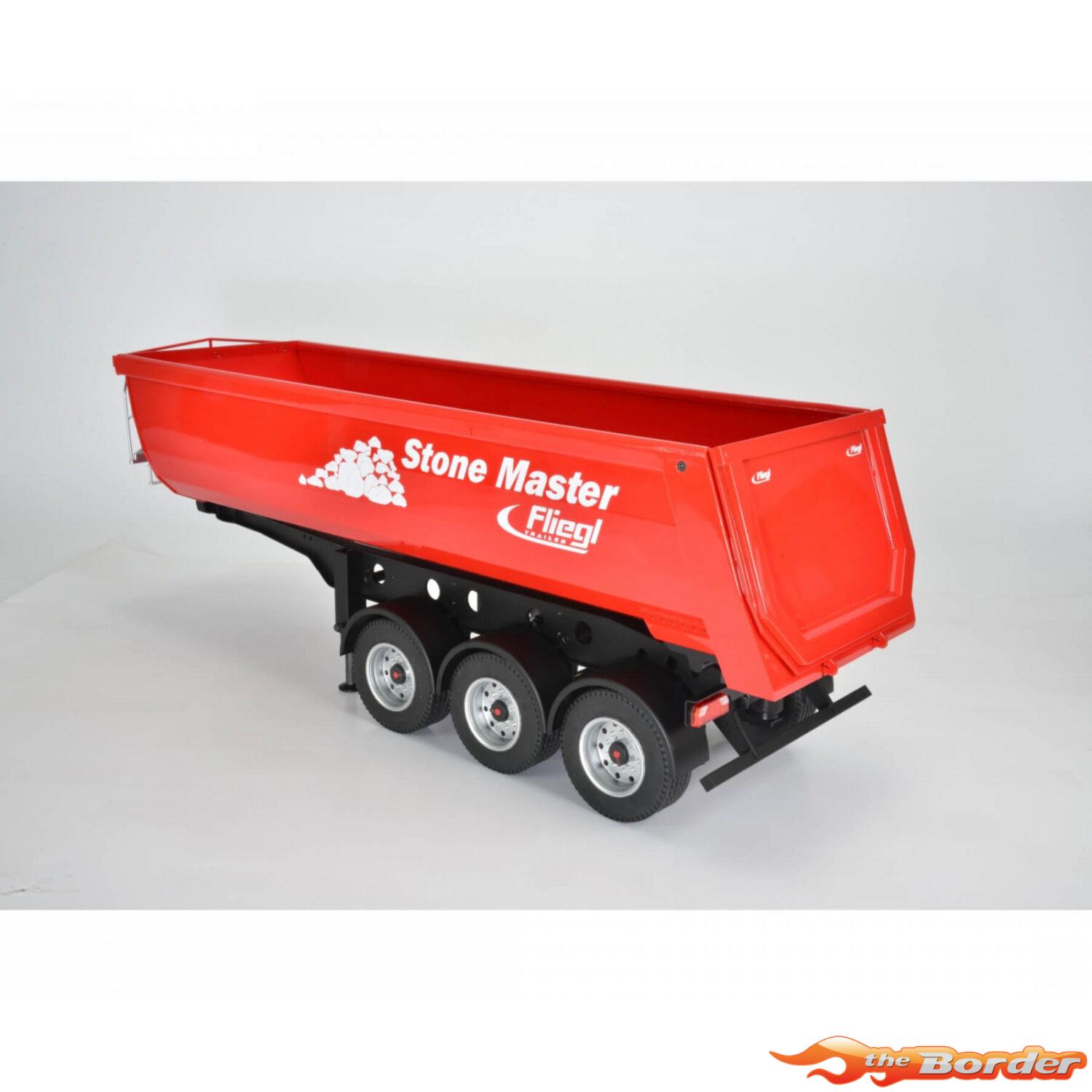 Carson 1/14 Tipper Trailer Fliegle Stone Master 907216 - Afbeelding 3
