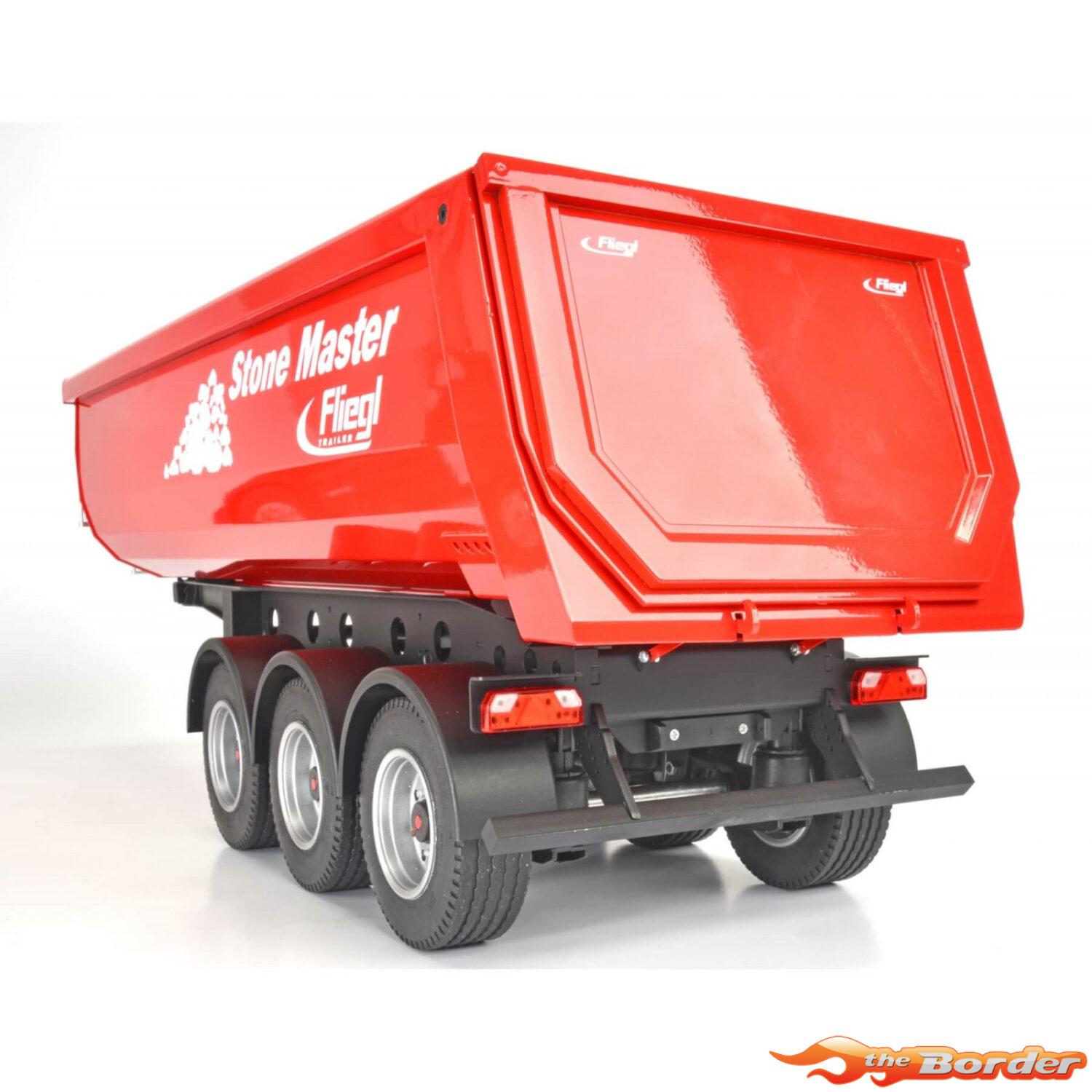 Carson 1/14 Tipper Trailer Fliegle Stone Master 907216 - Afbeelding 6