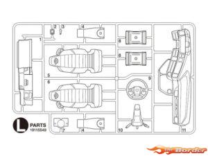 Tamiya Scania S770 Interieur Onderdelen L - 19115549