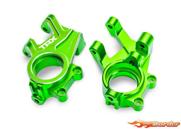 Traxxas Steering Blocks, 6061-T6 Aluminum (Green-Anodized) (Left & Right) 10936-GRN