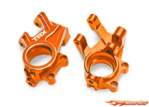 Traxxas Steering Blocks, 6061-T6 Aluminum (Orange-Anodized) (Left & Right) 10936-ORNG