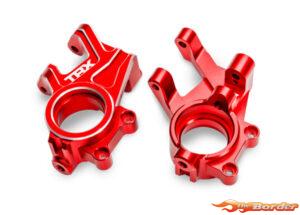 Traxxas Steering Blocks, 6061-T6 Aluminum (Red-Anodized) (Left & Right) 10936-RED