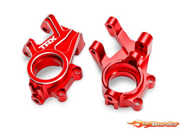 Traxxas Steering Blocks, 6061-T6 Aluminum (Red-Anodized) (Left & Right) 10936-RED