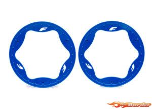 Traxxas Beadlock Rings, Rear, Blue (4.3") (2) 10948-BLUE
