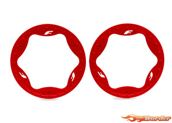 Traxxas Beadlock Rings, Rear, Red (4.3") (2) 10948-RED