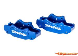 Traxxas Brake Calipers, Front (Left & Right) (Blue-Anodized 6061-T6 Aluminum) 10951-BLUE