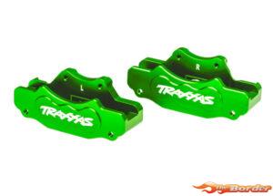 Traxxas Brake Calipers, Front (Left & Right) (Green-Anodized 6061-T6 Aluminum) 10951-GRN