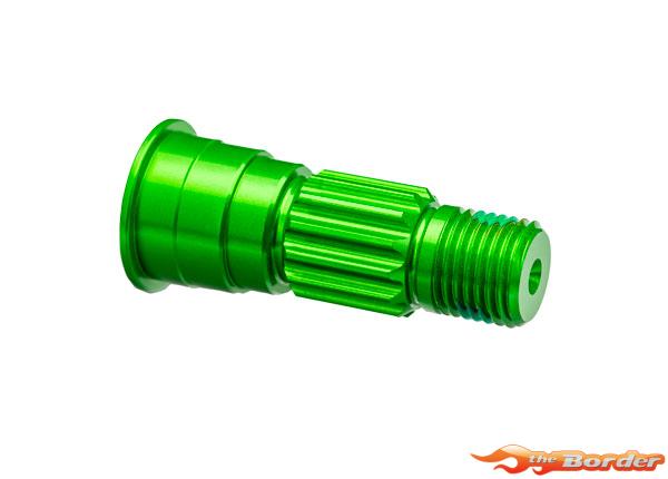 Traxxas Stub Axle, Front, 6061-T6 Aluminum (Green-Anodized) 10953-GRN