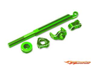 Traxxas Brake Linkage, Front (Green-Anodized 6061-T6 Aluminum)/ Mounting Hardware 10958-GRN