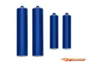 Traxxas Reservoirs, Shocks (6061-T6 Aluminum, Blue-Anodized) (Front (2), Rear (2)) 10966-BLUE