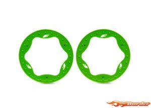 Traxxas Beadlock Rings, Front, Green (3.5") (2) 10976-GRN