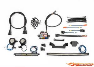 Traxxas Pro Scale Led Light Set, Sand Car, Complete (Includes Front Light Bar, Rear Light Bar, Side Lights (Left & Right), And High-Voltage Power Amplifier) 10996