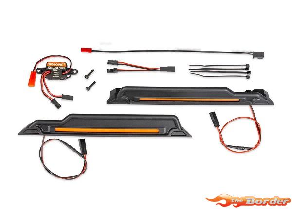 Traxxas Led Light Kit, Orange, Complete (Underbody) (Includes 3-Volt Accessory Power Supply, Power Harnesses & Mounting Hardware) 10998-ORNG