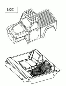 CrossRC 2024 EMOX Transparent Car Shell Assembly 97401253