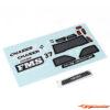 FMS Decal Sheet White - 1/24 Chaser FSC24 FMSC3550