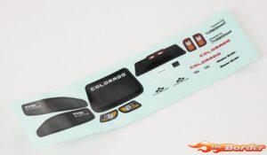 FMS Decal Sheet White - 1/24 Colorado FMT24  FMSC3142