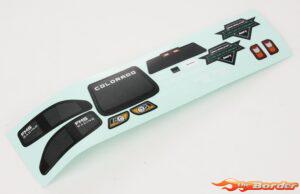 FMS Decal Sheet Black - 1/24 Colorado FMT24  FMSC3143