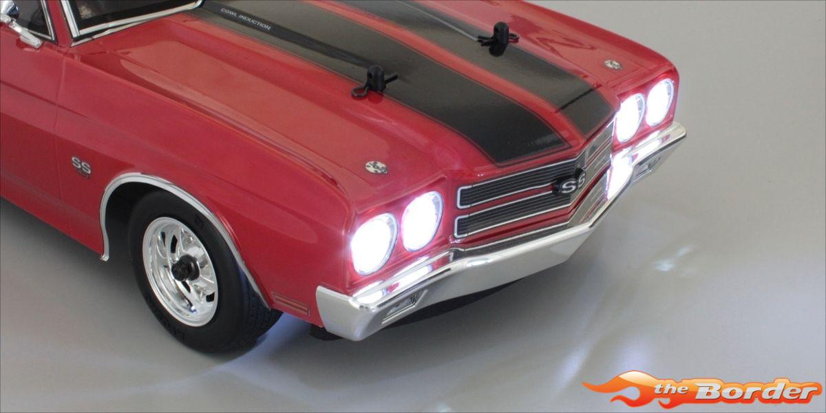 Kyosho LED Light Unit (400mm/2 Clear & 2 Red) 97054-4HR - Afbeelding 2