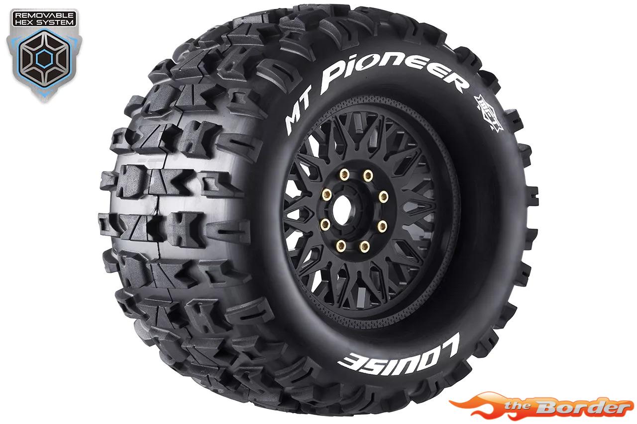 LouiseRC MFT MT-Pioneer Tyres for 1/8 Monster Truck (2) LR-T3321X - Afbeelding 5