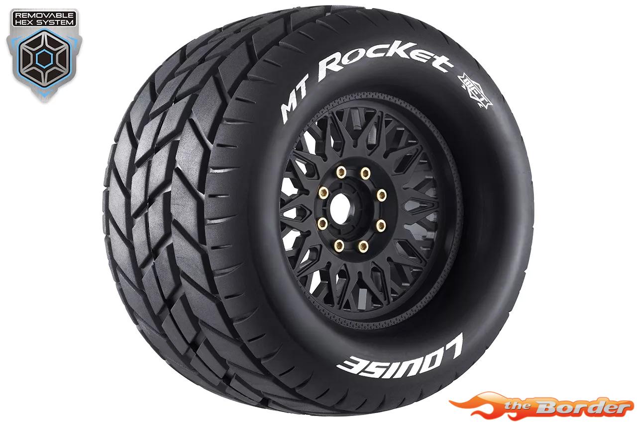 LouiseRC MFT MT-Rocket Tyres for 1/8 Monster Truck (2) LR-T3320X - Afbeelding 5