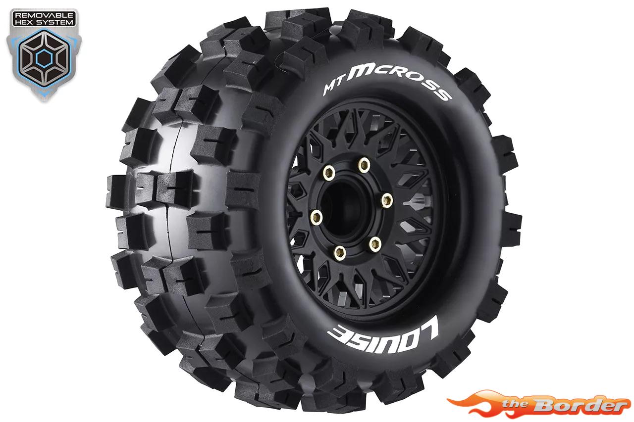 LouiseRC MT-MCROSS Traxxas Stampede Tires - Removable Hex (12mm, 14mm, 17mm) (F/R) LR-T3227SX - Afbeelding 3