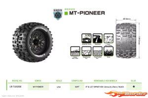 LouiseRC MT-Pioneer Traxxas Stampede Tires – Removable Hex (12mm, 14mm, 17mm) (F/R) LR-T3202SX