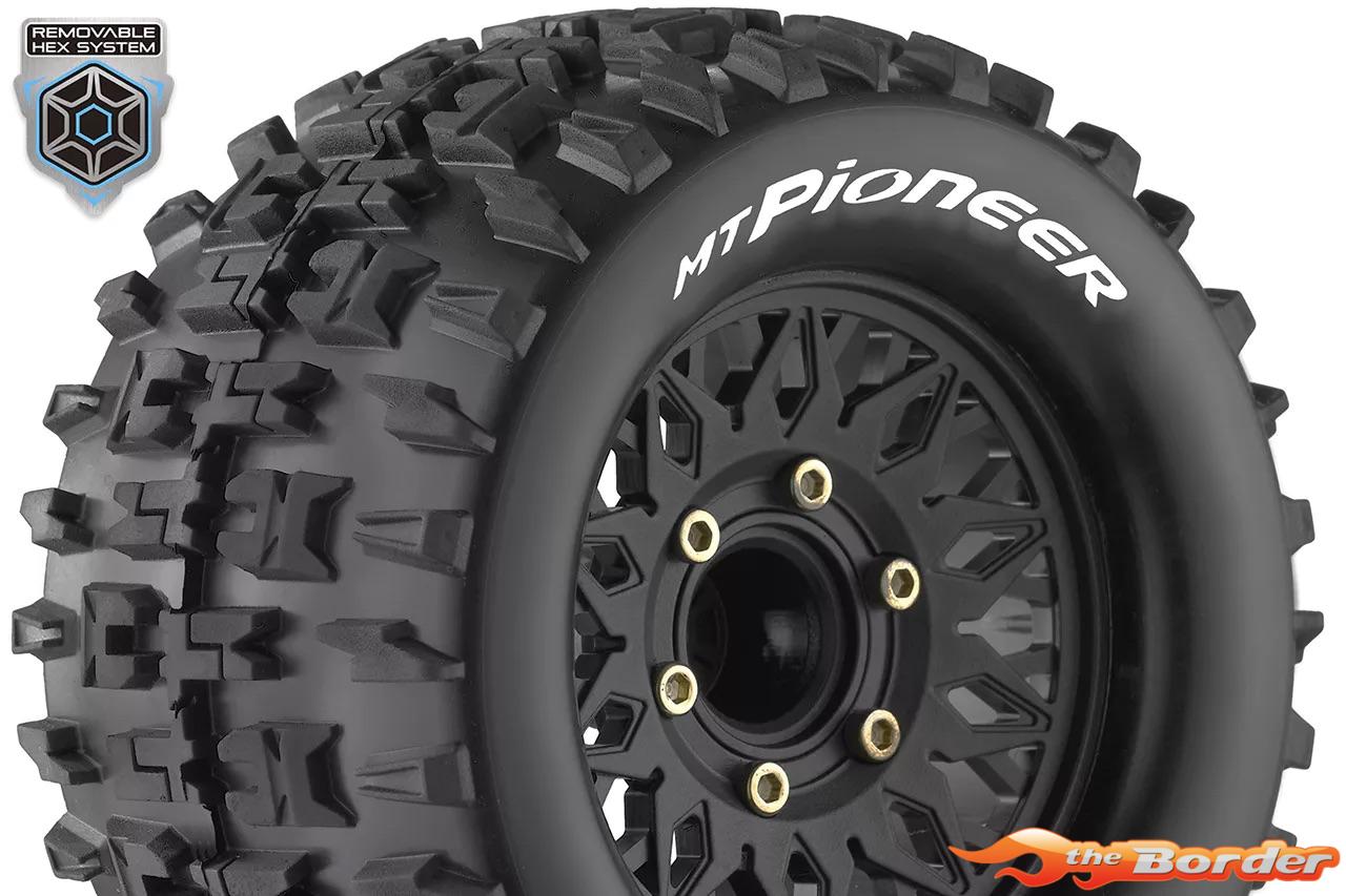 LouiseRC MT-Pioneer Traxxas Stampede Tires – Removable Hex (12mm, 14mm, 17mm) (F/R) LR-T3202SX
