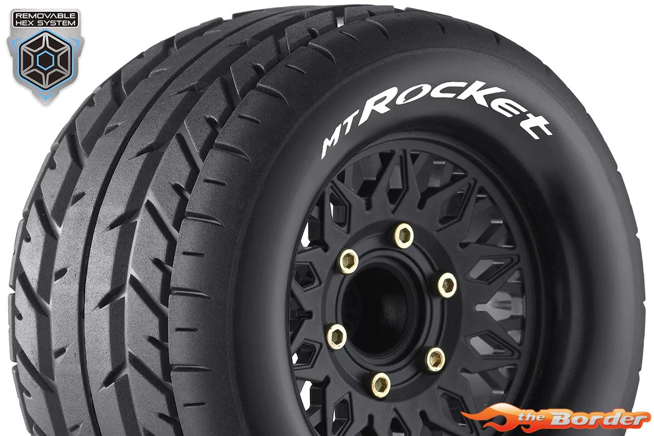 LouiseRC MT-Rocket Traxxas Stampede Tires – Removable Hex (12mm, 14mm, 17mm) (F/R) LR-T3201SX