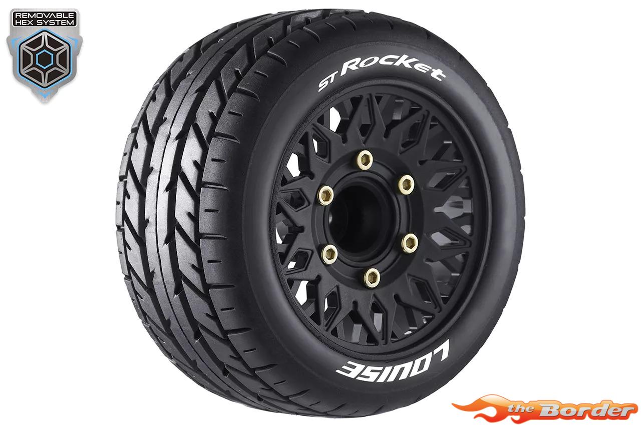 LouiseRC ST-Rocket Traxxas Rustler Tires – Removable Hex (12mm, 14mm, 17mm) (F/R) LR-T3208SX - Afbeelding 3