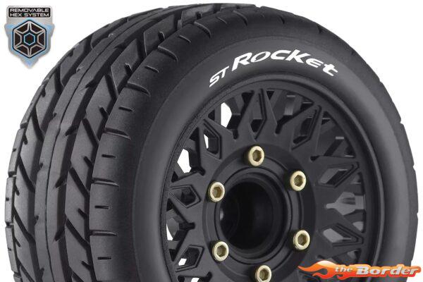 LouiseRC SC-Rocket Traxxas Rustler Tires – Removable Hex (12mm, 14mm, 17mm) (F/R) LR-T3208SX