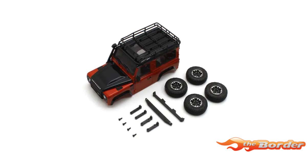 Kyosho Land Rover Defender 90 Adventure Orange 4x4 MXBT10MO
