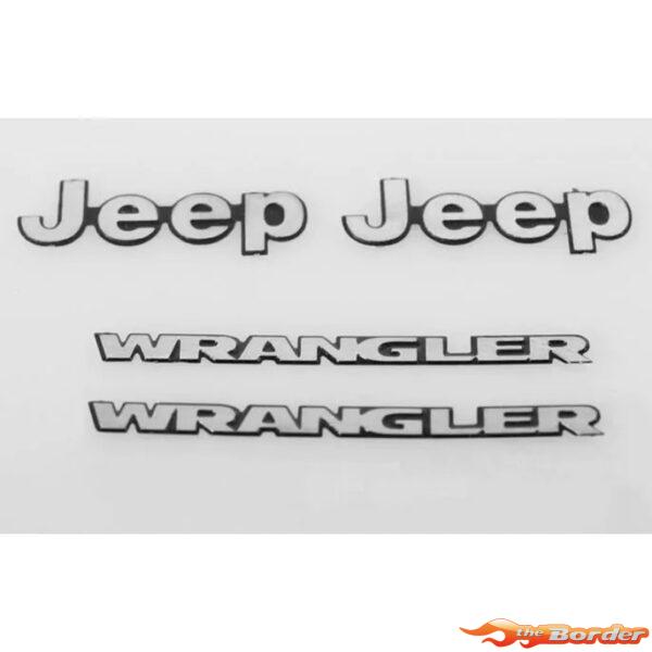 RC4WD 1/10 Metal Logo for Tamiya CC-01 Wrangler RC4VVVC0060