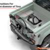 RC4WD Bed Mounted Spare Wheel Holder for RC4WD Gelande II RC4VVVC1096