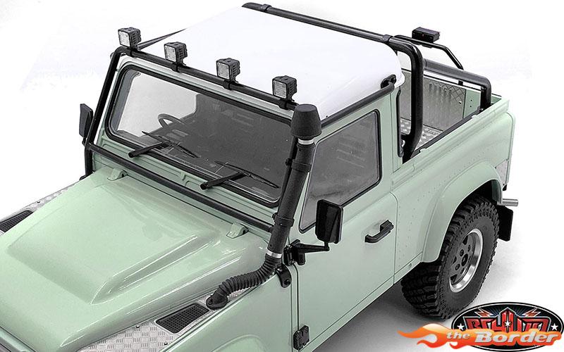 RC4WD Front Window Roll Cage w/ Flood Lights for RC4WD Gelande II RC4VVVC1091 - Afbeelding 5