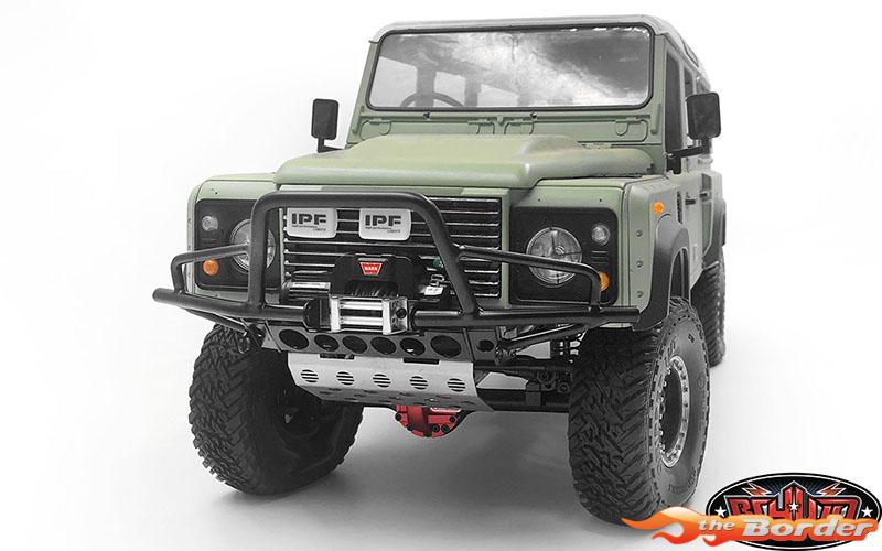 RC4WD Hull Front Bumper w/Steering Guard and IPF Lights for Gelande II (D90/D110) RC4VVVC0708 - Afbeelding 5