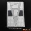 RC4WD Steel Front Side Hood Diamond Plates for RC4WD Gelande II 2015 Land Rover Defender D90 RC4VVVC1085