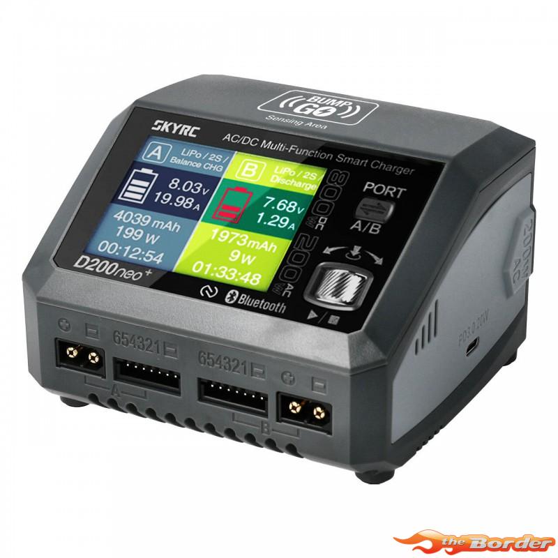 SkyRC D200 Neo+ NFC Duo AC/DC Charger (AC 200W / DC 2x400W) 100196-06