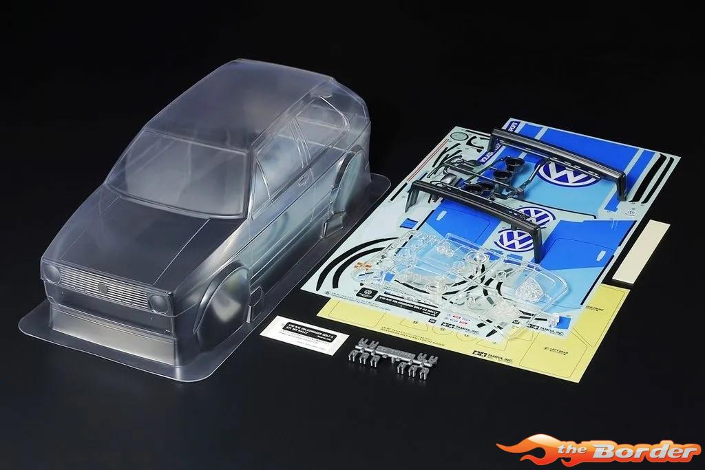 Tamiya M-Chassis Bodyset Volkswagen Golf II GTI 16V Rally (239mm) 51706 - Afbeelding 2