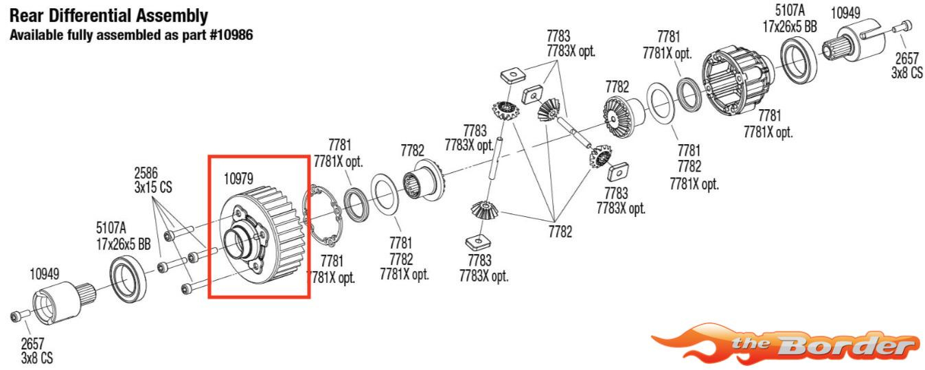 Traxxas Gear, Differential, 32-Tooth (Heavy Duty) 10979 - Afbeelding 3