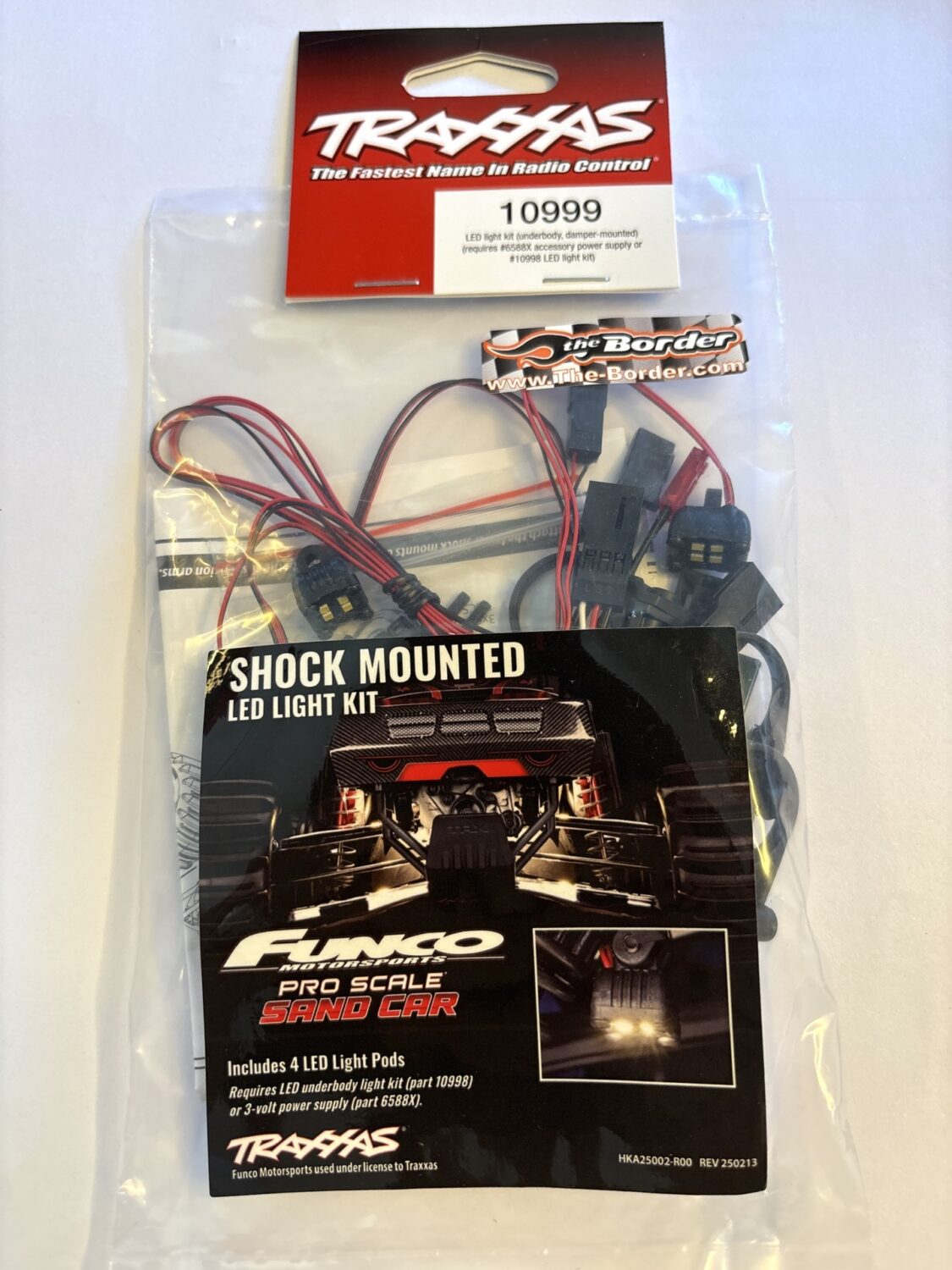 Traxxas Led Light Kit (Underbody, Damper-Mounted) (Requires #6588X Accessory Power Supply Or #10998 Led Light Kit) 10999