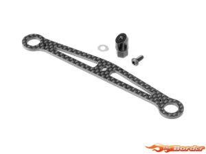 XRAY X12 Carbon Lower Suspension Arm Plate +1mm for 1-Piece Chassis 372141