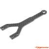 XRAY X4F'25 Graphite Upper Deck - Split Front - 1.6mm 301083-L