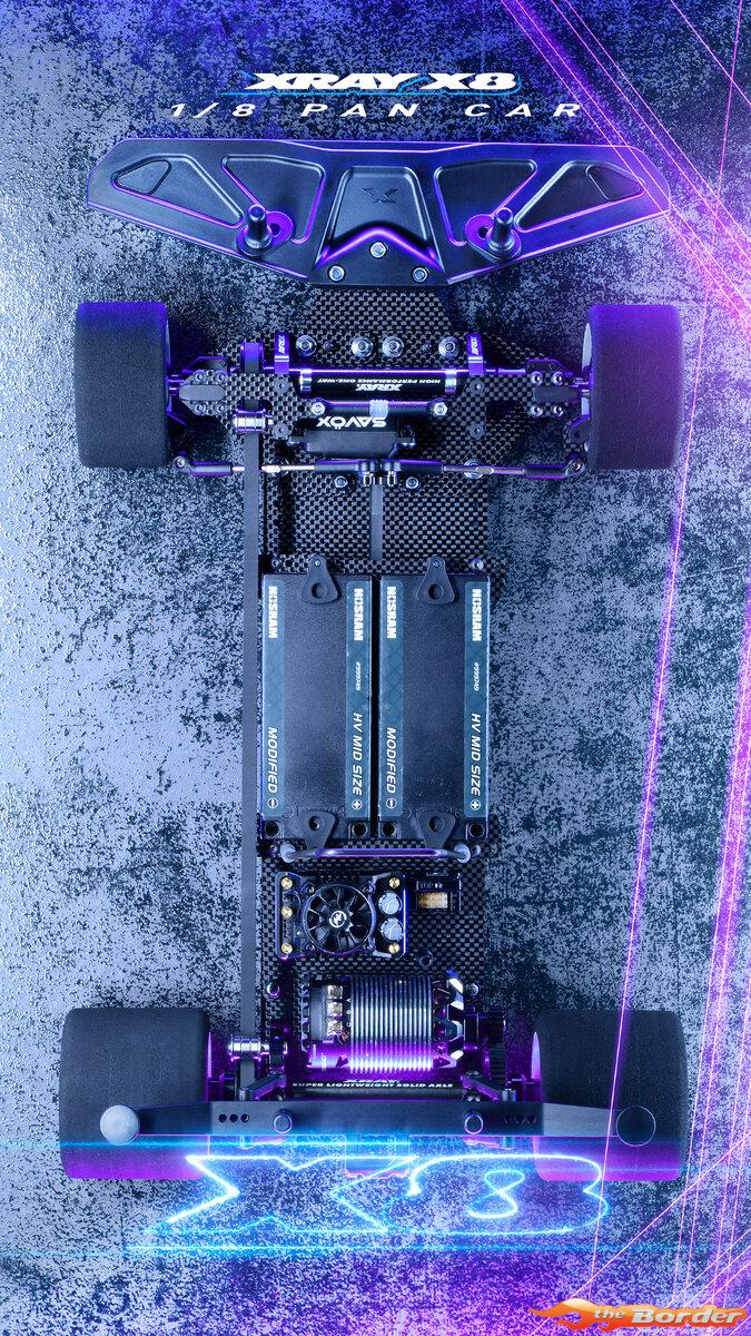 XRAY X8'26 - 1/8 Electric On-Road Pan Car 340501 - Afbeelding 5