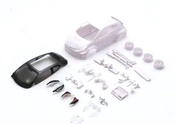 Kyosho Mini-Z Body Set Toyota Yaris Rally White Body MZN230
