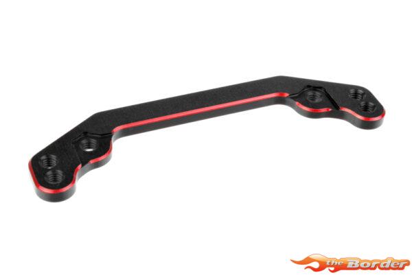 Corally Ackerman Plate - Alu 7075 - Hard Anodized Black/Red - 1 Pc C-00140-147