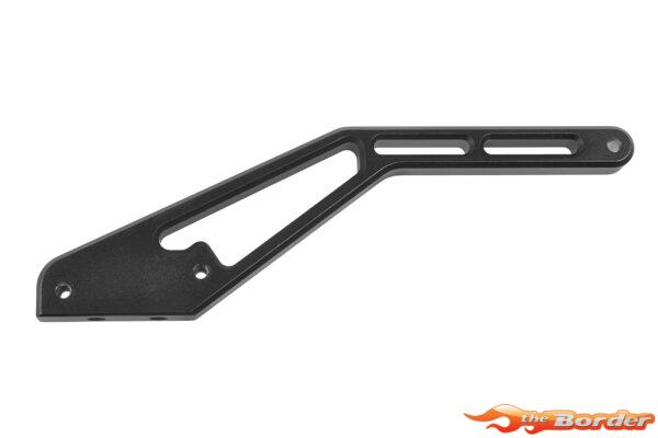 Corally Chassis Brace - Rear - SBX-825 - Aluminum - Black - 1 Pc C-00180-1096