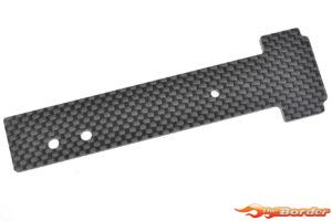 Corally Chassis Plate - Rear - Carbon 3mm - 1 Pc C-00180-806