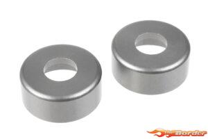 Corally HDA Suspension Arm Insert - Outer - Spacer 1.5mm - Aluminum - Titanium - 2 Pcs C-00180-532-2