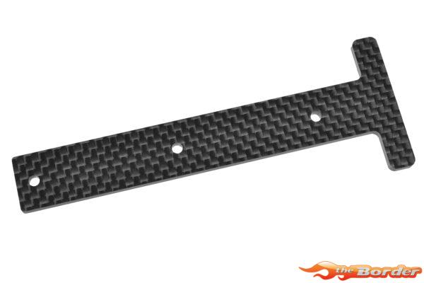 Corally Chassis Stiffener Plate - Rear - Carbon - 1 Pc C-00140-173