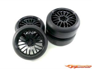Absima Drift Tyres 1/10 Scale Black (4) 2510052